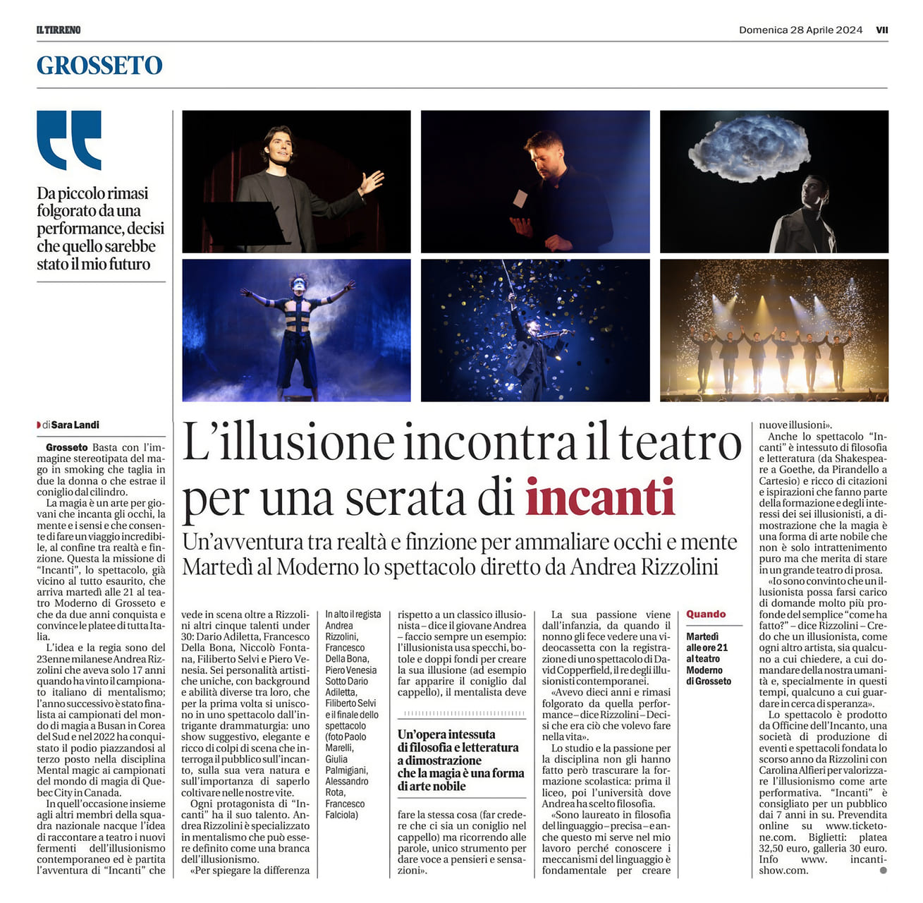 Il Tirreno (28 aprile 2024)