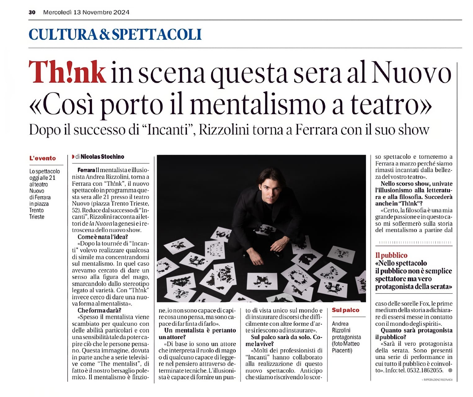 La Nuova Ferrara (13 novembre 2024)